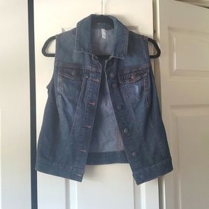 NWOT Denim Vest